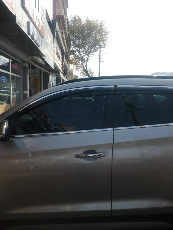 HYUNDAİ TUSCON KROMLU MUGEN CAM RÜZGARLIGI 2015+ÜZERİ[MKM KALİTE] - 2