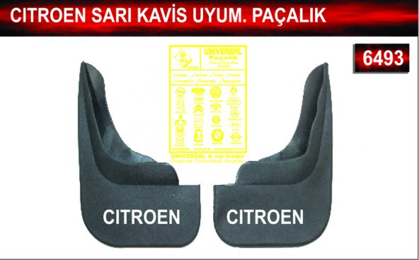 Cıtroen Sarı Kavis Uyumlu Paçalık Çamurluk Tozluk