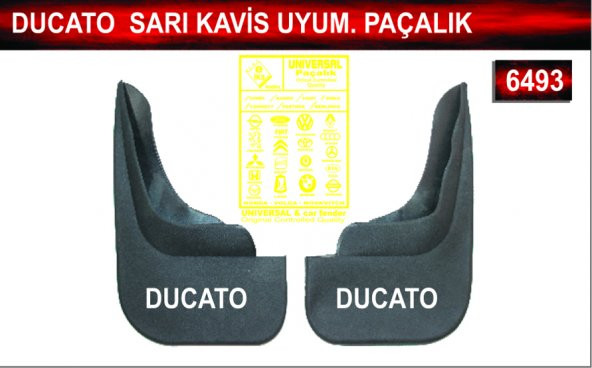 Ducato Saarı Kavisli Uyumlu Paçalık Çamurluk Tozluk