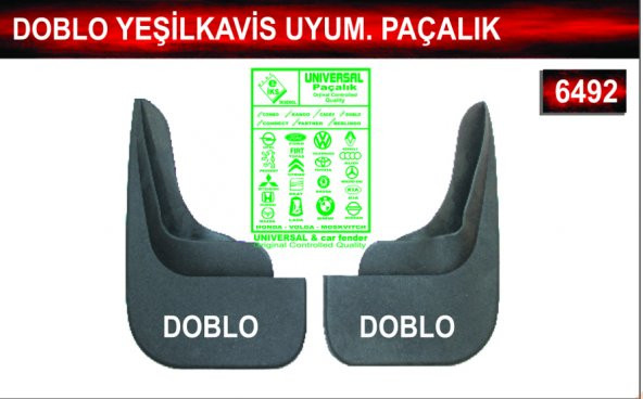 Doblo Yeşilkavis Uyumlu Paçalık Çamurluk Tozluk