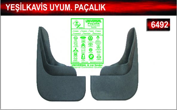 Yeşil Kavis Uyumlu Paçalık Çamurluk Tozluk