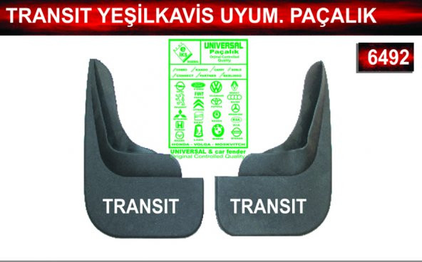 Transit Yeşilkavis Uyumlu Paçalık Çamurluk Tozluk
