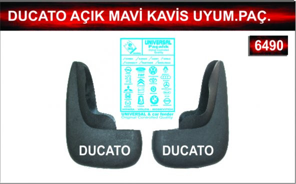 Ducato Açık Mavi Kavis Uyumlu Paçalık Çamurluk Tozluk