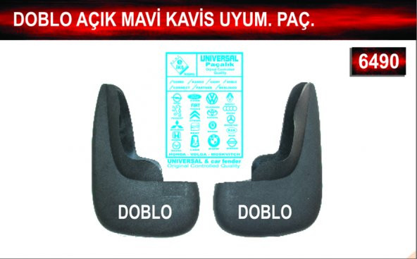 Doblo Açık Mavi Kavis Uyumlu Paçalık Çamurluk Tozluk