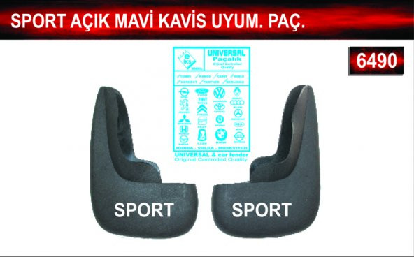 Sport Açık Mavi Kavis Uyumlu Paçalık Çamurluk Tozluk