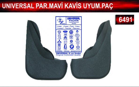 Universal Paçalık Mavi Kavis Uyumu Paçalık Çamurluk Tozluk