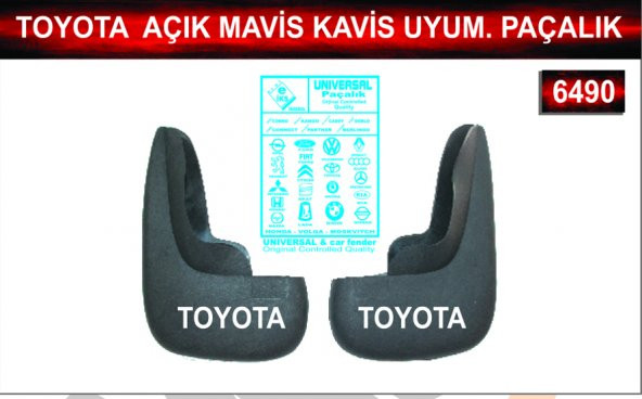 Toyota Açık Mavis Kavis Uyum Paçalık Çamurluk Tozluk