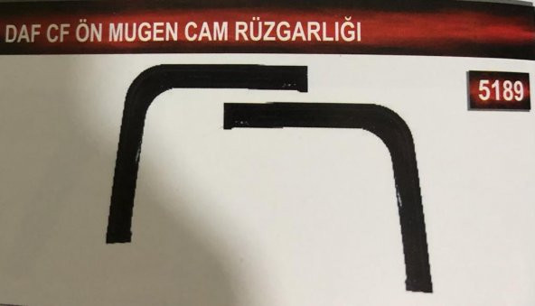 DAF CF Ön Mugen(2Lİ)Cam Rüzgarlık Seti