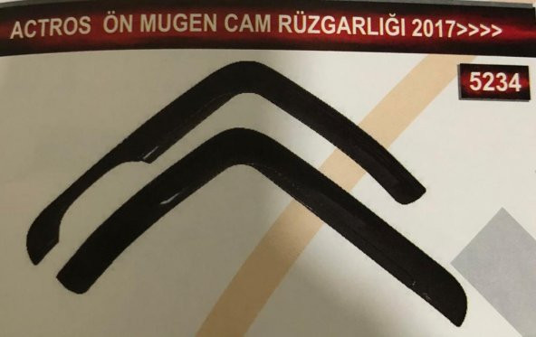 Mercedes Actros Ön Mugen(2li) Cam Rüzgarlık Seti