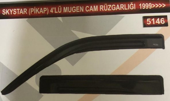 Nissan Skystar(pikap) 4lü Mugen Cam Rüzgarlık Seti