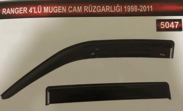 Ranger 4lü Mugen Cam Rüzgarlık Seti - 2