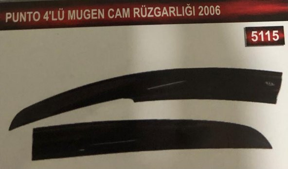 Punto 4lü Mugen Cam Rüzgarlık Seti - 2