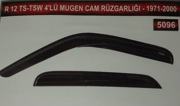 Renault 12 TS- 4lü Mugen Cam Rüzgarlık Seti - 2