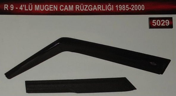 Renault R9 4lü Mugen Cam Rüzgarlık Seti - 2