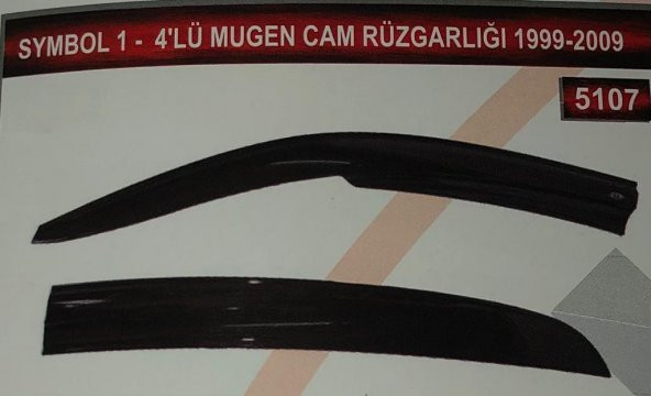 Symbol-1 4lü Mugen Cam Rüzgarlık Seti - 2