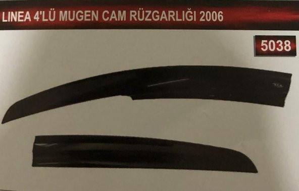 Linea 4lü Mugen Cam Rüzgarlık Seti - 2