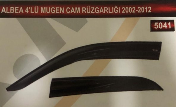 Albea 4lü Mugen Cam Rüzgarlık Seti - 2
