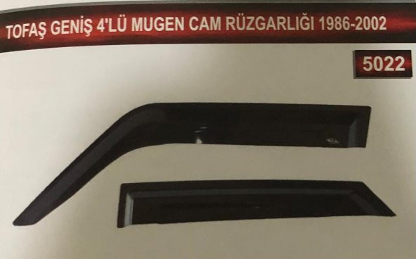 Tofaş Geniş 4lü Mugen Cam Rüzgarlık Seti - 5