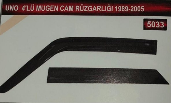 Uno 4lü Mugen Cam Rüzgarlık Seti - 2