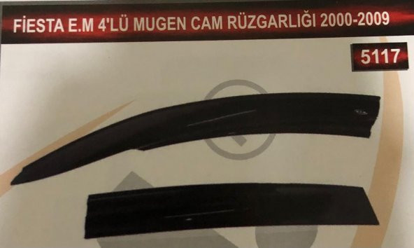 Fiesta Eski Model4lü Mugen Cam Rüzgarlık Seti - 3