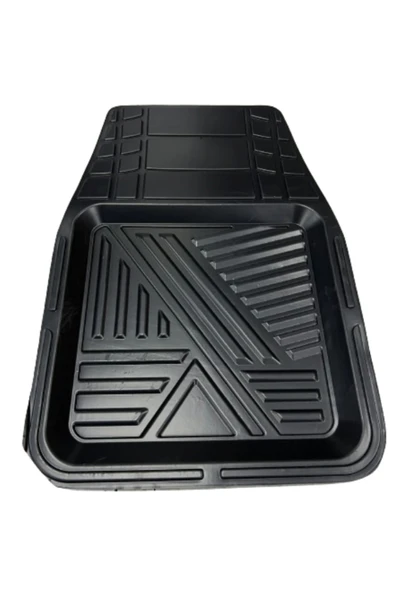 Black Gold Dacia Sandero 2021 Sonrası 3D Havuzlu Oto Paspas Fox Kauçuk - Resim 3