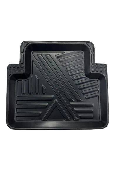 Black Gold Chevrolet Lacetti Hatchback 3D Zebra Kauçuk Havuzlu Oto Paspas - Resim 4