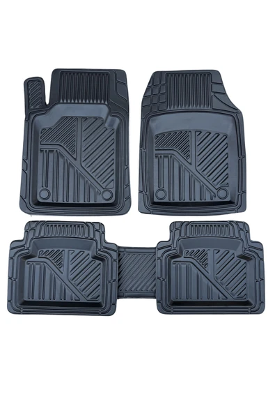 DNZOTO Bmw 5 Seri E39 Touring 1996-2003 3d Star Romeo Siyah Oto Paspas ürün görseli