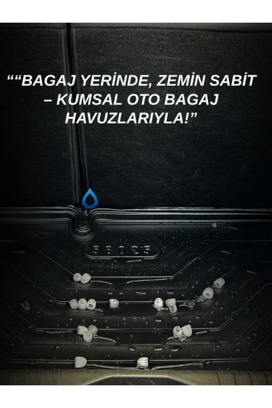 Black Gold Opel Combo E 2019-2024 3D Havuzlu Paspas + Bagaj Havuzu İkili SET - Resim 6