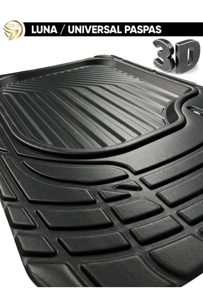 Gold Oto Aksesuar Dacia Duster 4x4 2010-2017 3D Luna Kauçuk Havuzlu Oto Paspas - Resim 2