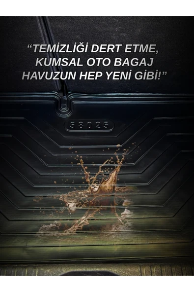 Black Gold Opel Combo E 2019-2024 3D Havuzlu Paspas + Bagaj Havuzu İkili SET - Resim 8