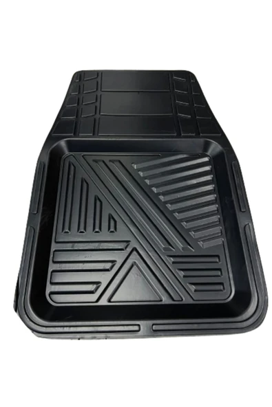 Black Gold Bmw 1 Seri E81-E87 3D Zebra Kauçuk Havuzlu Oto Paspas - Resim 3