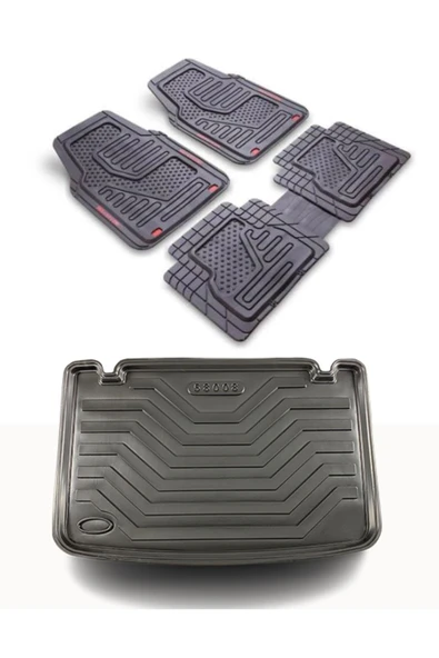 Gold Oto Aksesuar Cıtroen C-elysee Sedan 2012 Ve Sonrası Bagaj Havuzu+ Alfa Siyah Oto Paspas Seti ürün görseli