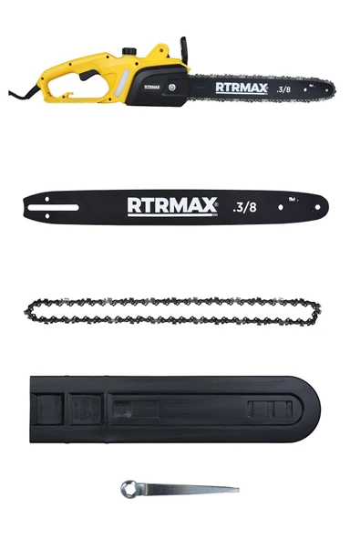 RTM9030SET Elektrikli Ağaç Kesme Motoru 4'lü Set -Eldiven-Testere Zinciri-Makaralı Uzatma Kablosu - 2