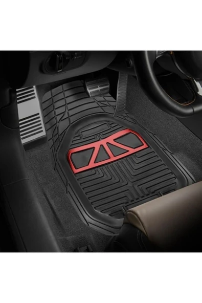 Gold Oto Aksesuar Renault Megane 4 Sedan -2016 3d Vitoria Extra Havuzlu Kırmızı Oto Paspas ürün görseli