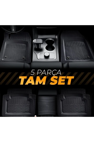 Gold Oto Aksesuar Cıtroen C4 Uyumlu 5 Kapı 3d Londra Zebra Oto Paspas - Resim 2