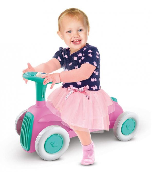 Baby Clementoni Ilk Klasik Arabam Pembe 17455 - 4
