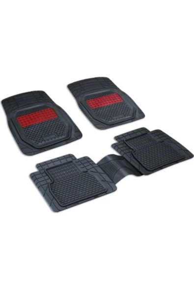 Gold Oto Aksesuar Hyundai Santa Fe 2 2006-2012 3d Negro Lima Kırmızı Oto Paspas ürün görseli 1