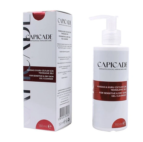 Capicade Hassas ve Kuru Ciltler İçin Temizleme Jeli 150 ml