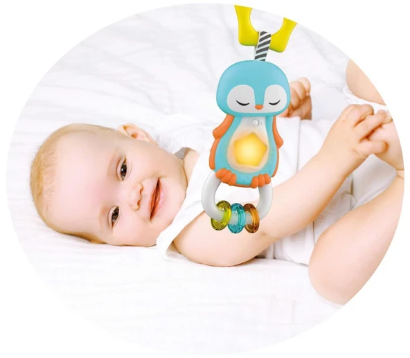 Baby Clementoni - İnteraktif Penguen Çıngırak 17331 - 4
