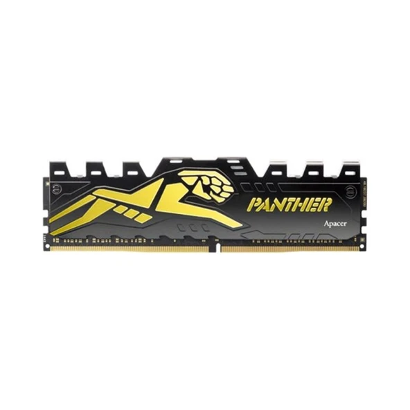 Panther Black-Gold 16GB (1x16GB) 3200Mhz CL16 DDR4 Gaming Soğutuculu Ram AH4U16G32C28Y7GAA-1