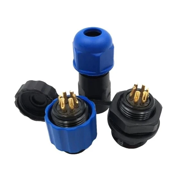 SD-13 Tipi Su Geçirmez 6 Pin Konnektör - Resim 3