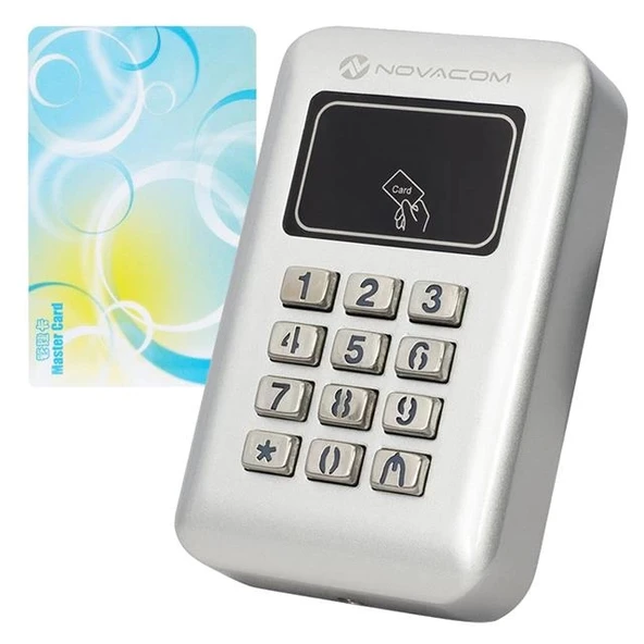 Novacom NC-MS03WP RFID - Şifrematik Kart Okuyucu Otomatik Kapı Kilit Sistemi (Pin - Proximity) ürün görseli