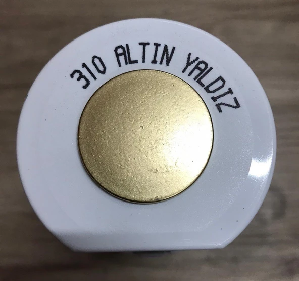 12 ADET AKÇALI SPREY 310 ALTIN YALDIZ RENK 400 ML AMBALAJ - 2