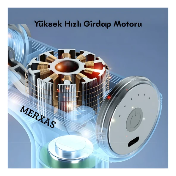 Merxas Mg-203 Şarjlı Darbeli Titreşimli Masaj Tabancası Ledli Tasarım Masaj Aleti Ağrı Giderici Yeşil - 4
