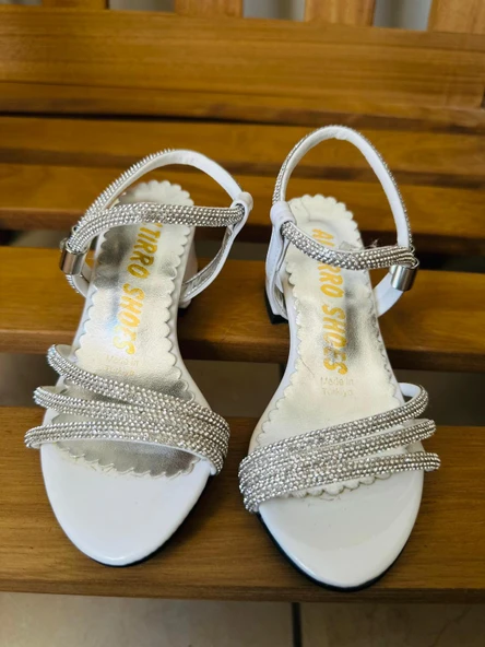 GALA taş işlemeli çocuk topuklu ayk. - Resim 5