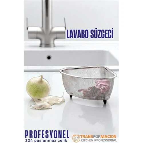 Modacar Lavabo Süzgeci -Lavabo Çöplüğü - Lavabo İçi Çöp Süzgeci 304 Paslanmaz Çelik ürün görseli