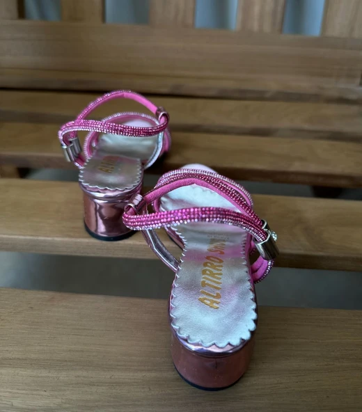 GALA taş işlemeli çocuk topuklu ayk. - Resim 8