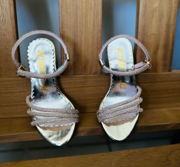 GALA taş işlemeli çocuk topuklu ayk. - Resim 12