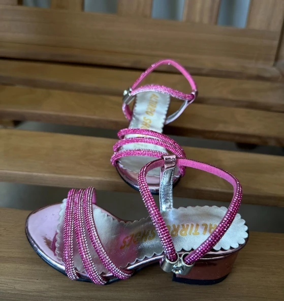 GALA taş işlemeli çocuk topuklu ayk. - Resim 9