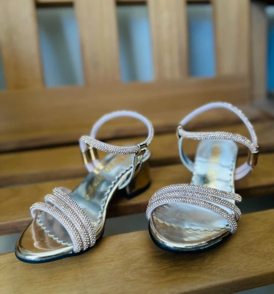 GALA taş işlemeli çocuk topuklu ayk. - Resim 10